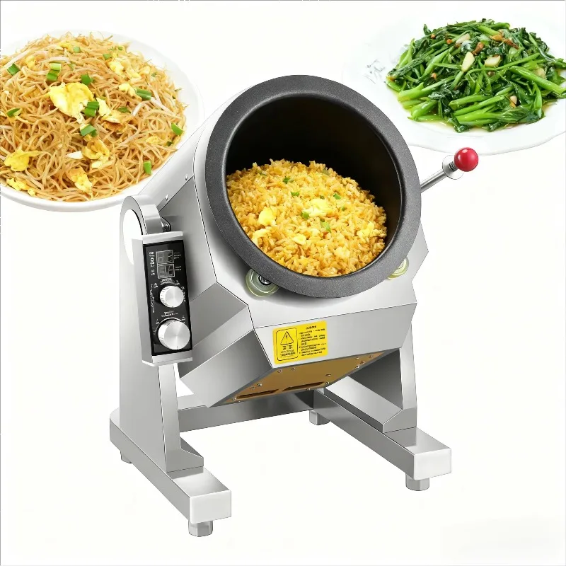 

Automatic Smart Cooking Ro-bot Machine Commercial Automatic Fried Rice Wok Mixer Drum Cooking Machine for Kitchen Restaurant