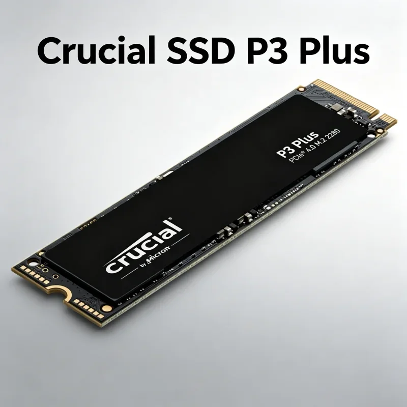 

Crucial P3 Plus 500GB 1TB NVMe SSD PCIe Gen4 M2 2280 Internal Solid State Drive 3D NAND High Speed Storage OEM Version