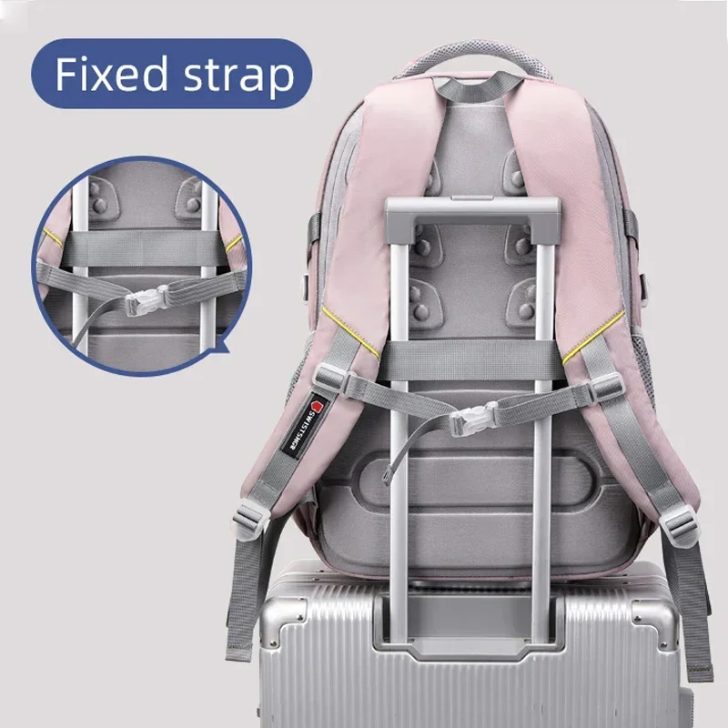 2024 New Japanese School Bag girl Fashion Large Capacity Travel Backpacks for Women Airplane Travel Backpack Male Mochila