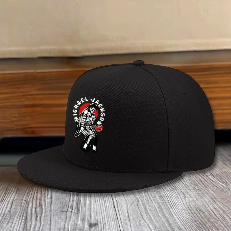 Vintage Michael Jackson Graphic Baseball Cap Sunbonnet Curved Sun Visor Hat Outdoor Dustproof Fashion Adjustable Leisure Caps