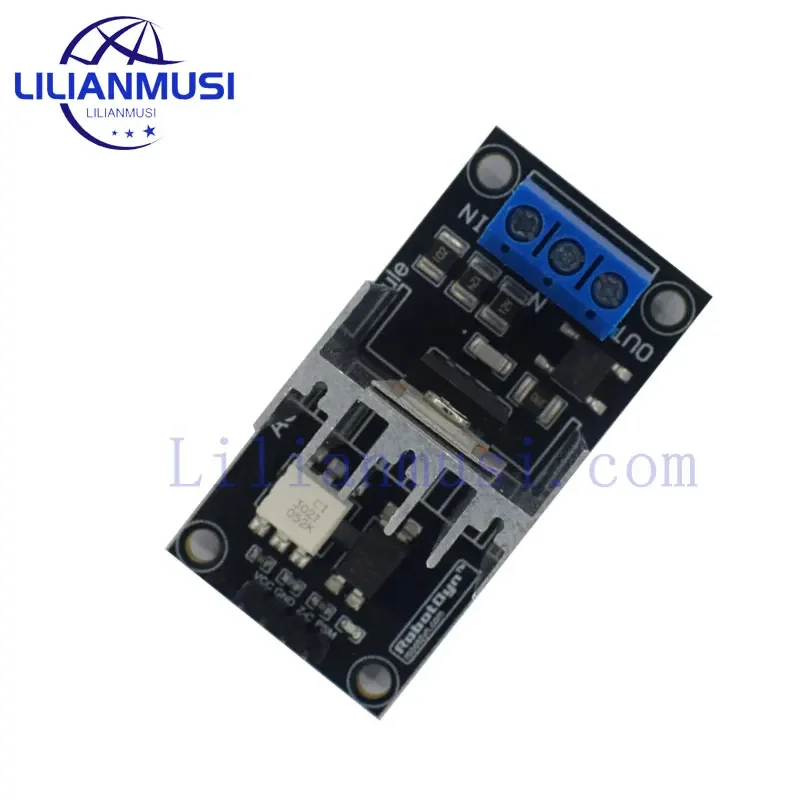 AC Light Lamp Dimming and Motor Dimmer Module, 1 Channel, 3.3V/5V Logic, AC 50/60hz, 8A-400V