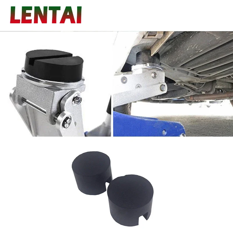 LENTAI 1PC Car Jack Rubber Disc Pad Jacking Lifting Disk Adapter Tool For Fiat Punto Volkswagen VW Polo Passat B7 B8 Golf 5 6 7