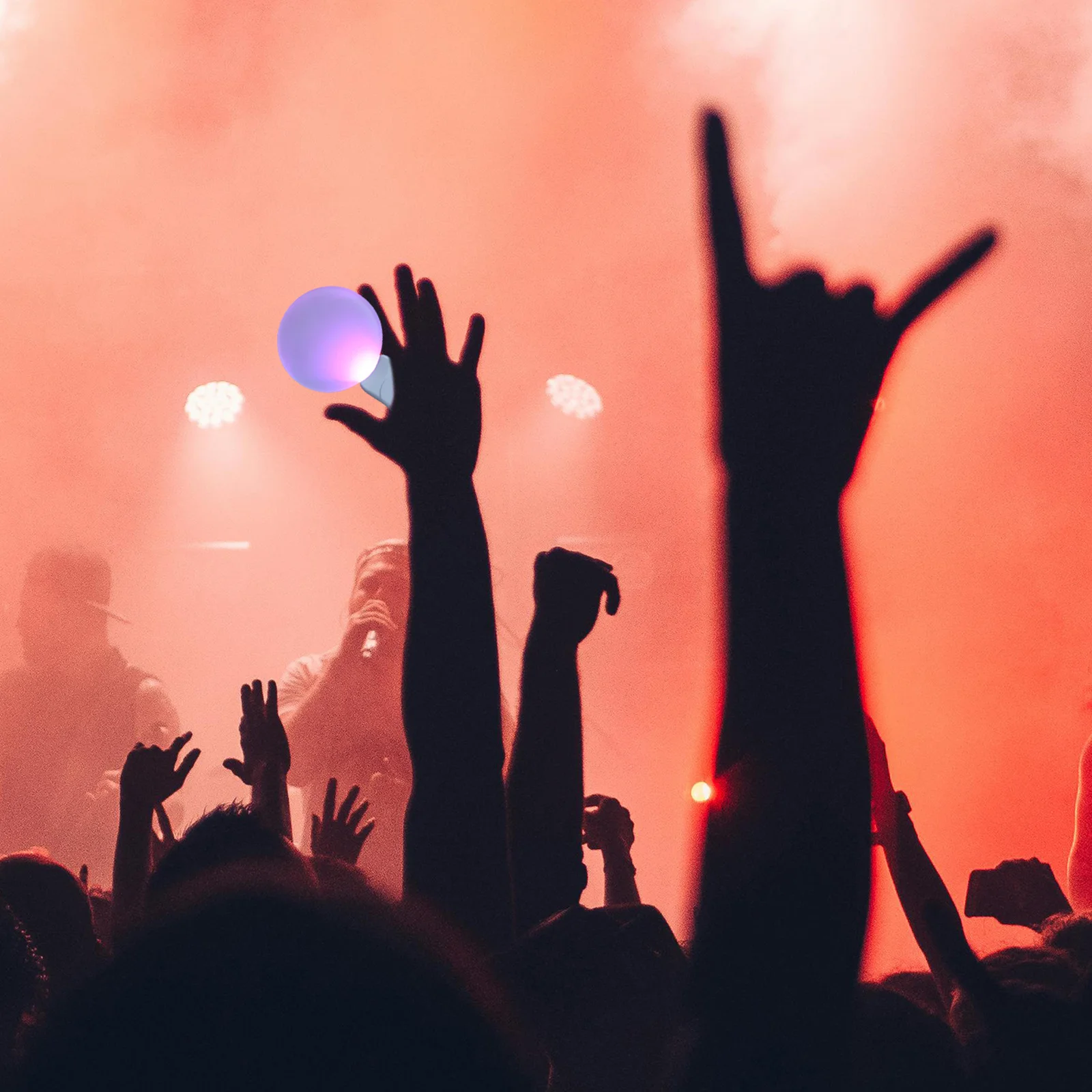 Круглый светодиодный атмосферный свет, сублимационная палочка для поддержки, акриловый лист, панель, вывеска, пустая палочка для размахивания, сделай сам, печать, реквизит для концертной сцены