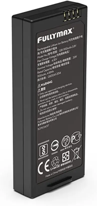 Batteria di volo Tello per accessori per batterie Ryze Tech Tello Dro Ne 1100mAh 3,8 V, nera