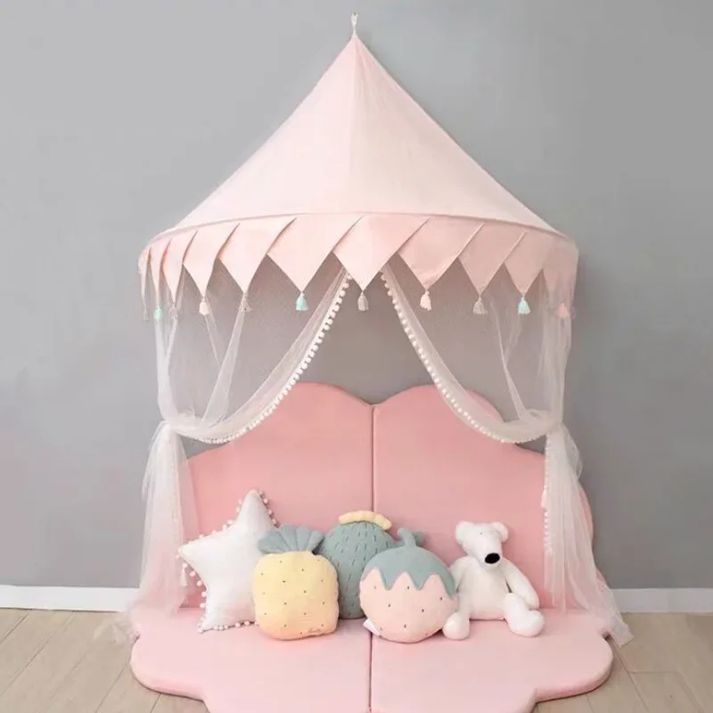 Children Play House Castle Baby for Bed Decoration Tent Curtain  Canopy Bed Curtain Baby Crib Netting Girls Boy Room Decoration