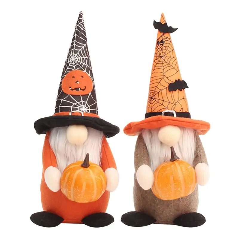 Décor de beurre de gnome d'Halloween, nain en peluche, matériel de gril, FigAuckland pour rebords de fenêtre, tables d'étude, bureaux, porche