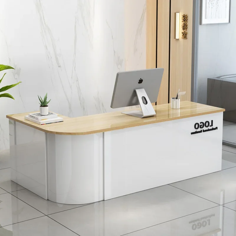 Modern Glamour Bar Counter Salon Classic Unique Senior Simple Luxury Reception Desk Mostrador Negocio Commercial Furniture