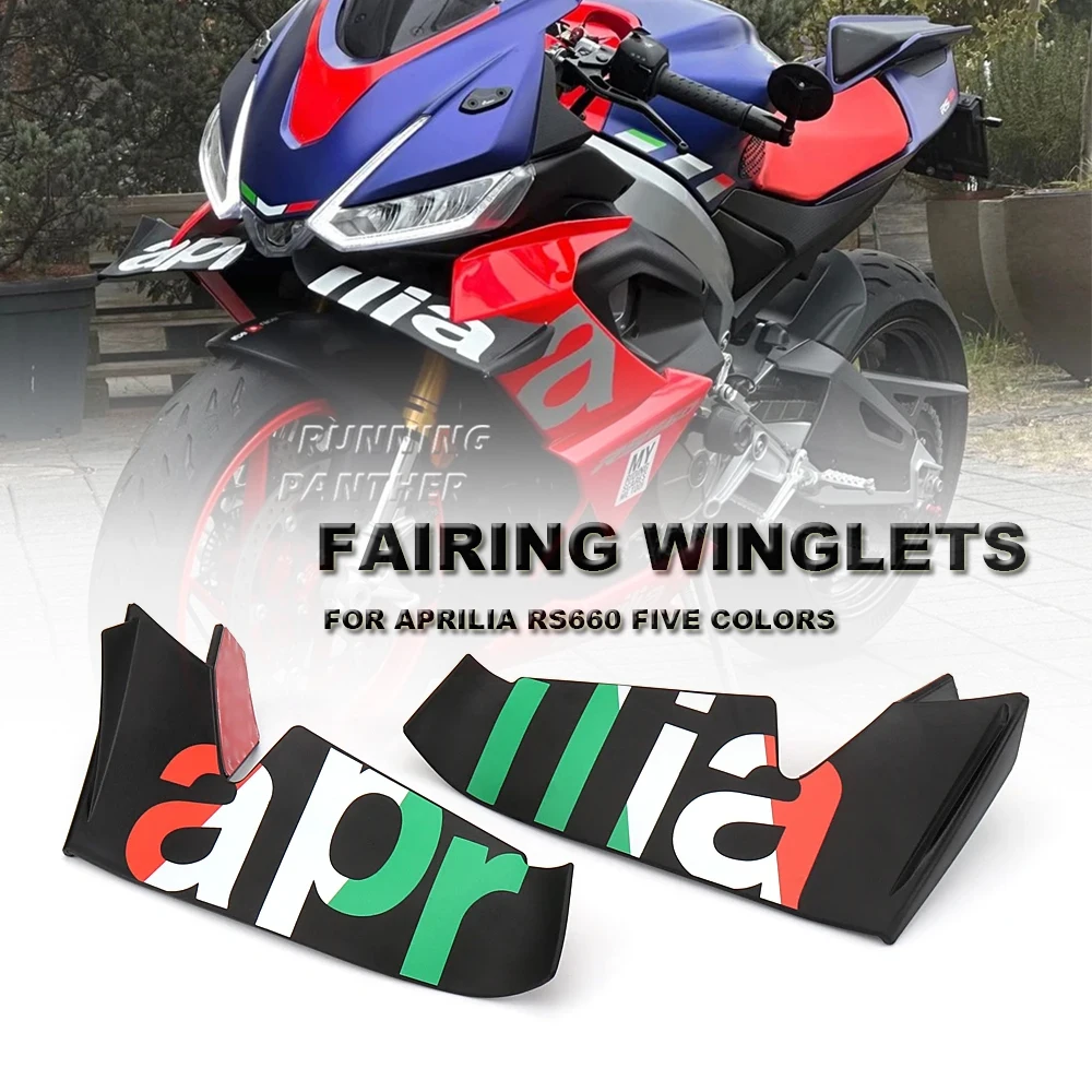 Motorcycle Front Beak Cover Frontal Spoilers Wind Lip Cone Aerodynamics Fairing Winglets Cover For Aprilia RS660 RS 660