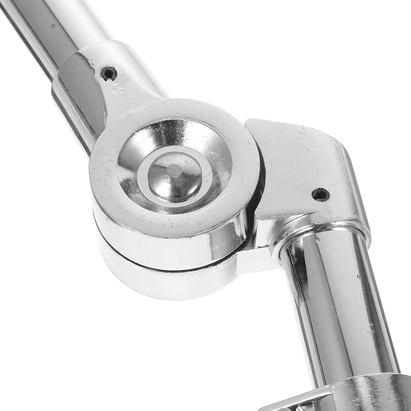

1 Pair Drum Hanging Brackets Silver Metal Stand Adjustable Length Fit Tom Drums Percussion Hardware Compact Sturdy
