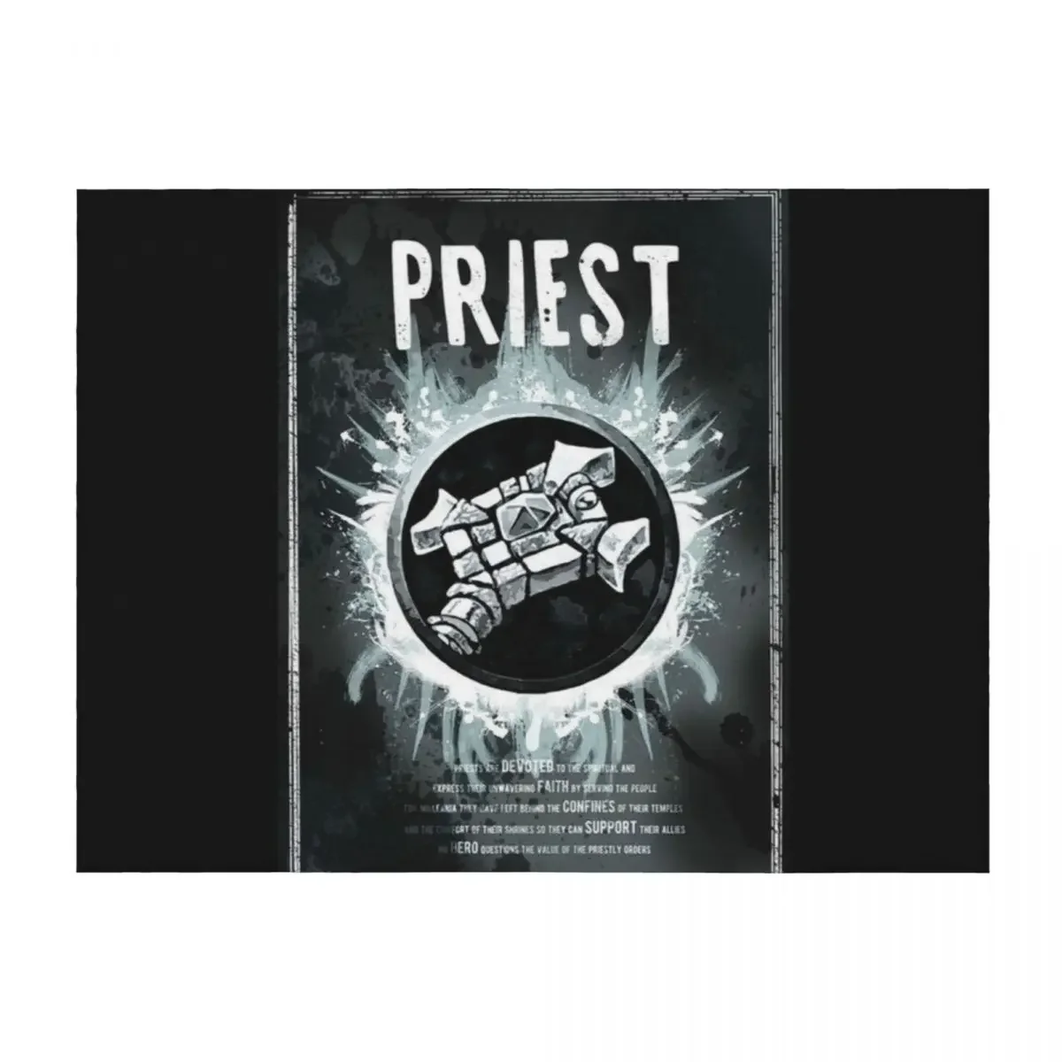 

Priest Throw Blanket Softest Cute Plaid Flannel Blankets