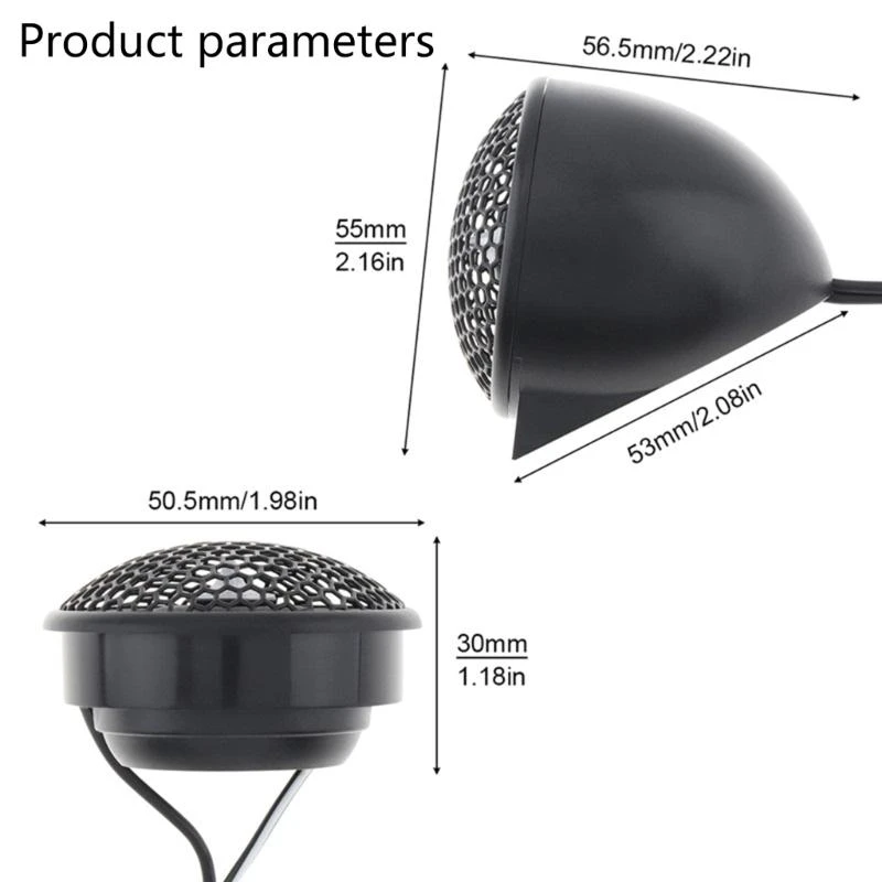 مكبرات صوت مكبرات الصوت E8BC Automotive 4OHM 150W مقابر عالية الكفاءة تصاميم ترقيات الصوت التلقائي 2pcs لتعزيز وضوح الموسيقى