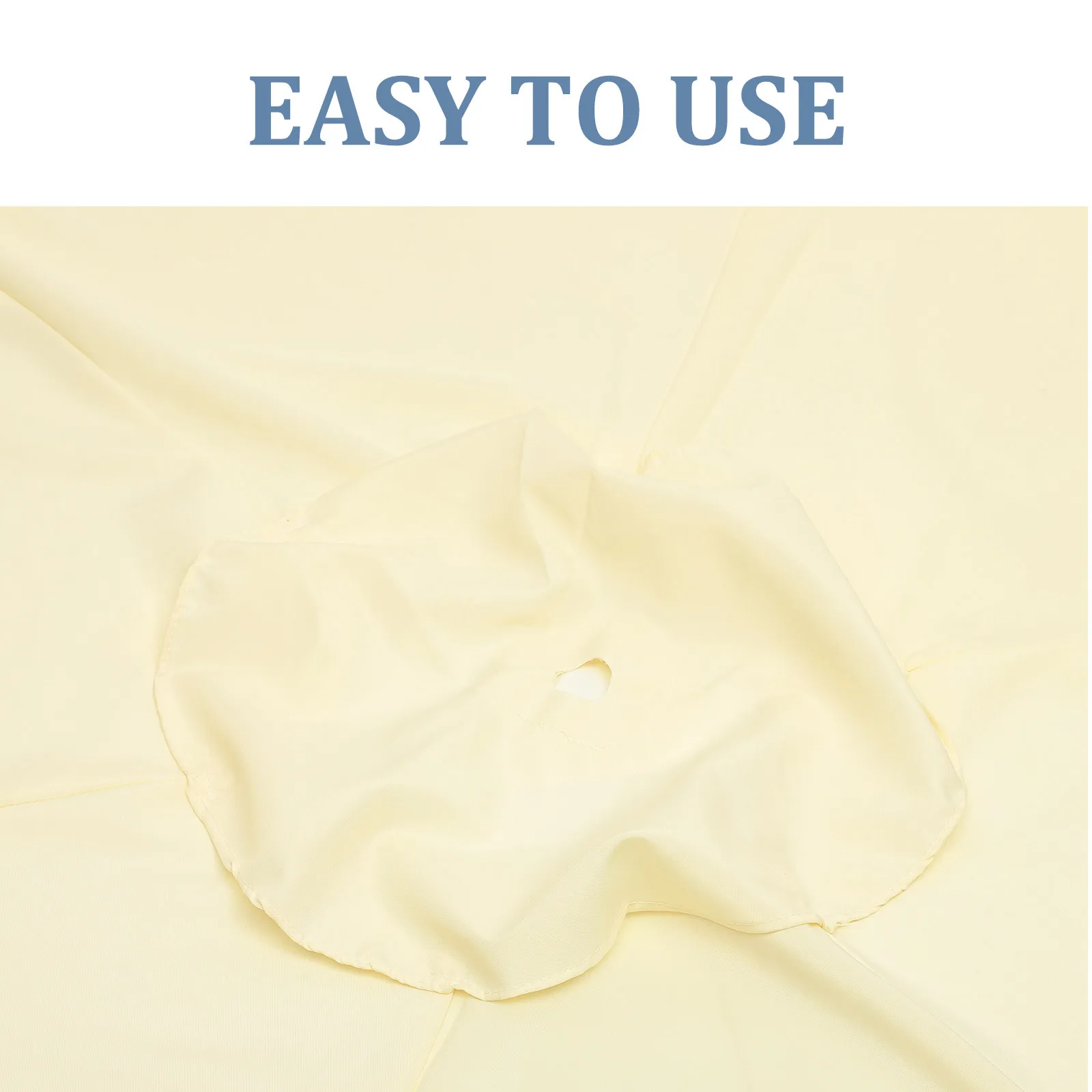 

Patio Umbrella Canopy Replacement Waterproof Uv-Resistant Polyester Fabric For Garden Outdoor Use Windproof Replacement