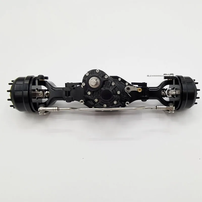 CNC Wheel Reduction Axle 8X8 6X6 Metal Differential Lock Axle for 1/14 Tamiya RC Truck SCANIA 770S R620 VOLVO BENZ Arocs MAN Car