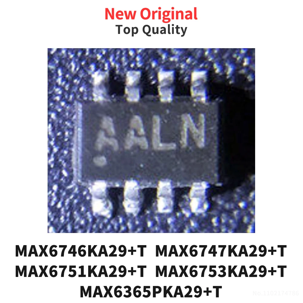 (1 Piece) MAX6746KA29+T MAX6747KA29+T MAX6751KA29+T MAX6753KA29+T MAX6365PKA29+T SOT23-8 New Original