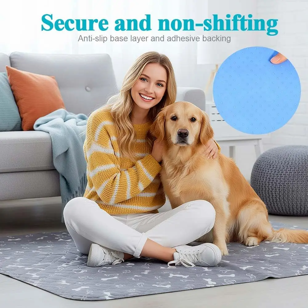 

Washable Pee Pads for Dogs, 2026 New Reusable Puppy Training Pads with Pheromones, Leak-Proof Pet Training Pads for Dogs