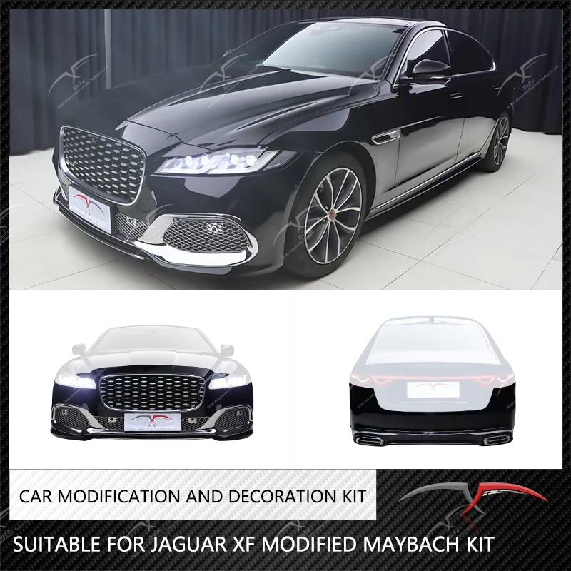 Suitable for Jaguar XF modified Maybach kit front bumper carbon fiber car exterior decoration accessories