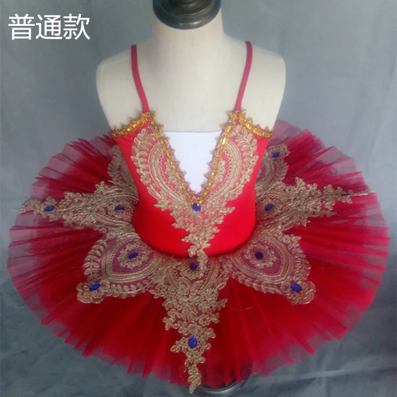 전문 투투 팬케이크 여성 발레 레오타드 성인 백조의 호수 댄스 의상 소녀 투투 발레리나 드레스