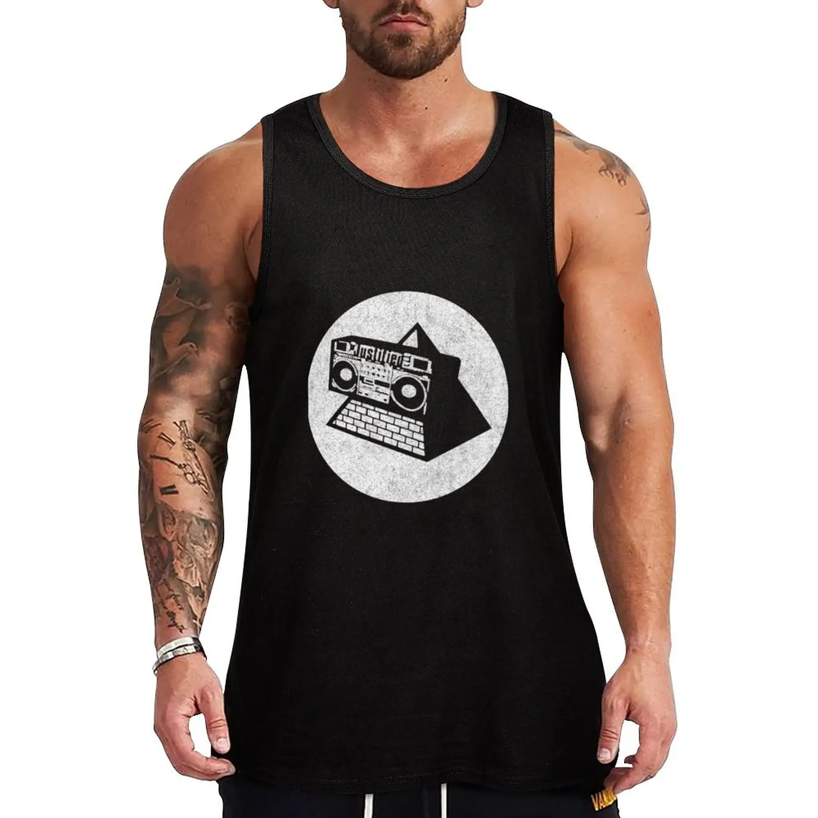 

The Klf The KLFFaded Vintage Styled 90s Classic Dance Music Tank Top Body man Men's gym sleeveless shirt man gym men gym