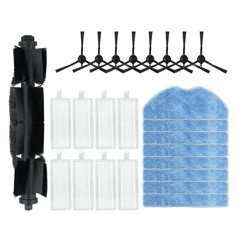 Para honor escolha r2/r2 plus/360 s8 robô aspirador de pó rolo escova lateral filtro mop panos pano Accessories-AT39