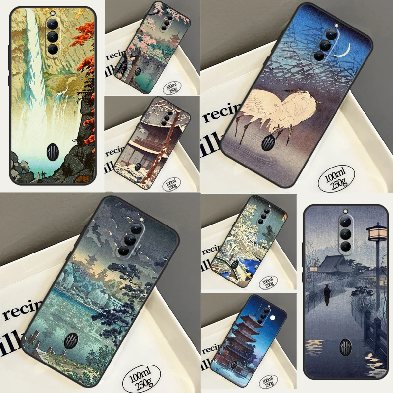 Ukiyo-e Japanese Art Phone Case For ZTE Nubia Red Magic 8 Pro Plus 5G 5S 6R 6S 7S 7 6 Pro Soft Cover Shell