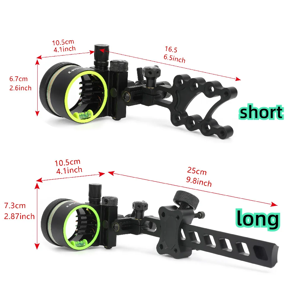 Arco Compound con Mirino a 5 P - Compound Bow Sight 5 Pin Fiber Optic recensione e prezzo