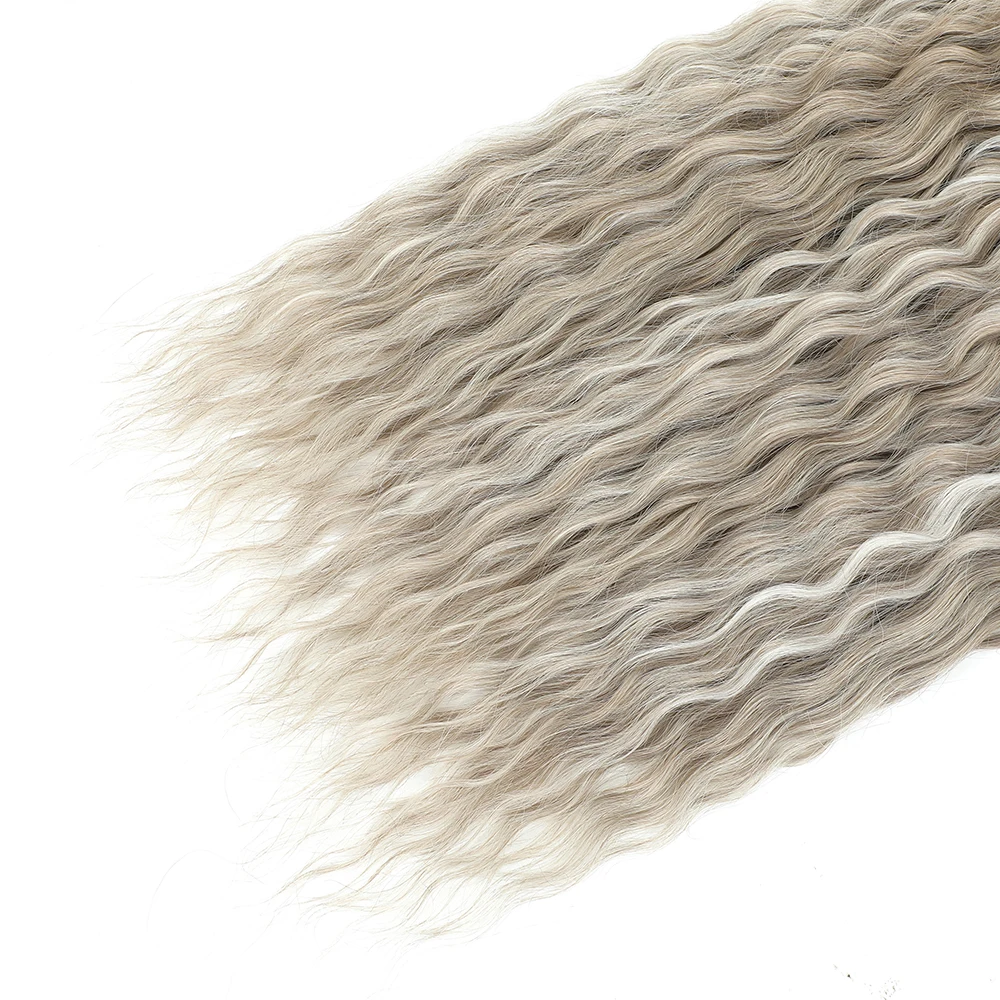 حليقة الشعر الاصطناعية موجة المياه تويست الكروشيه الشعر الأفرو تجعيد الشعر الكروشيه الضفائر أومبير تجديل الشعر التمديد للنساء #3