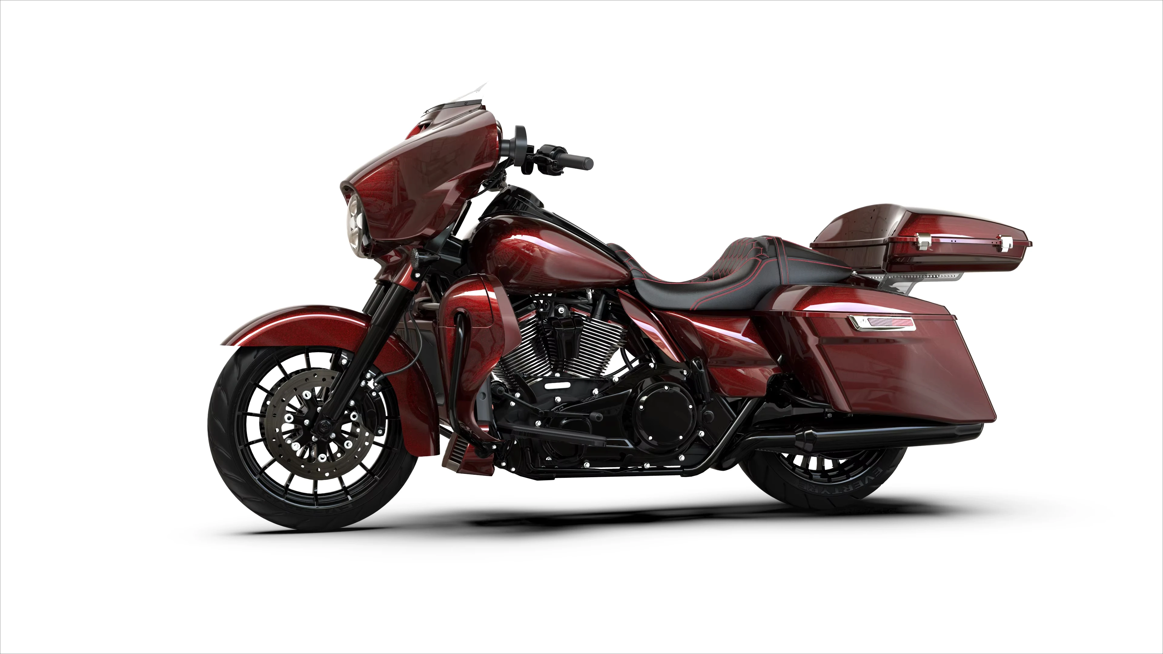 HR3 Twisted Cherry Body Kit Fairing Kit Saddlebag Fender Gas Tank Fit for  Street Glide CVO 14-20