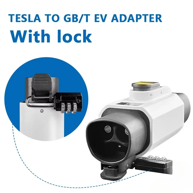 Adattatore EV 32A per Tesla a GBT EVSE Adattatore 250V Connettore di ricarica adatto a tutte le auto standard GBT