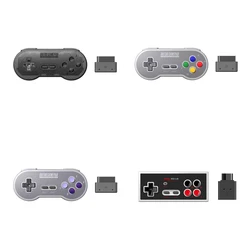 Contrôleur de commutateur de manette de jeu sans fil, contrôleur de jeu rétro, Plug and Play, Seat Hall de lecture, SN30, N30, 2.4G, SNES, SDavid, NEC First