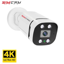 4K Poe CCTV Video Surveillance Onvif Audio 48V POE/DC 12V 4MP/5MP/8MP Option Night Vision Bullet WaterProof NVR Security Camera