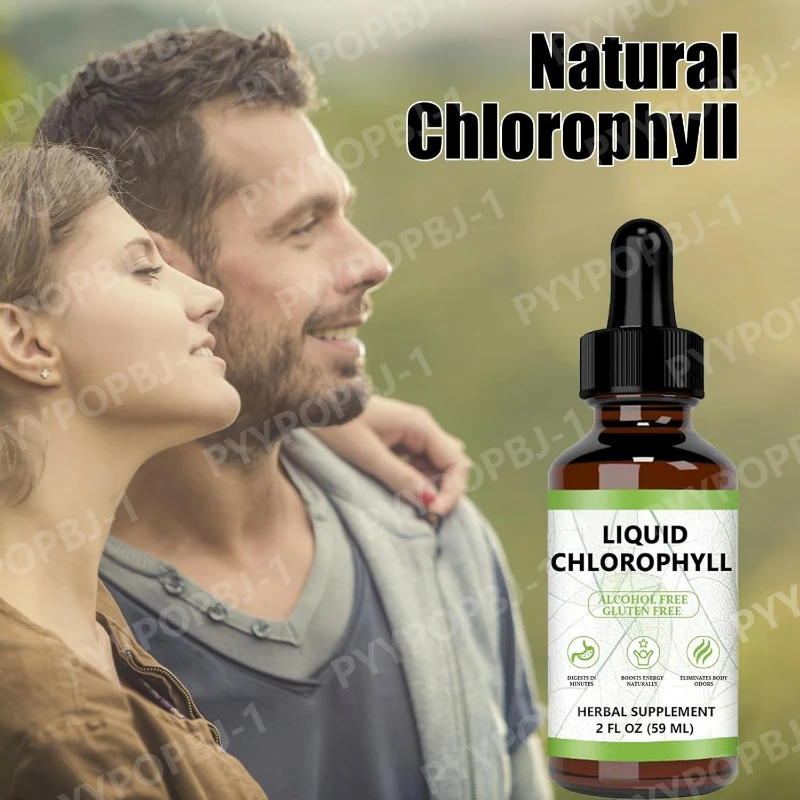 

Chlorophyll Drops Natural Mint Flavor Chlorophyll Derived From Plants As Raw Material Herbal Health Nutritional Supple Products