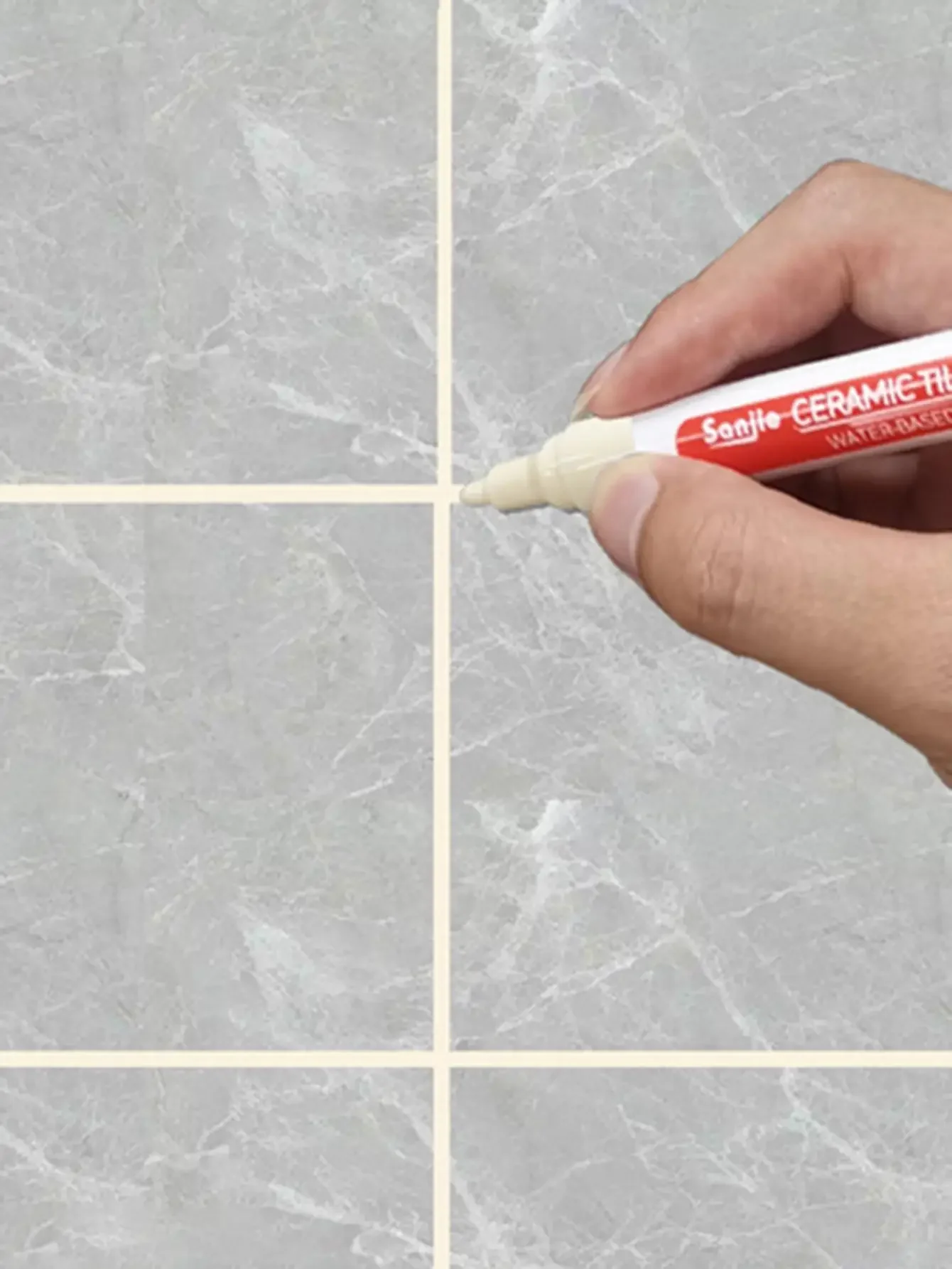 1/5/10/30PC Keramische tegels badkamer muur vloertegel kloof kleur reparatie anti-schimmel waterdicht whiteboard kleur reparatie pen