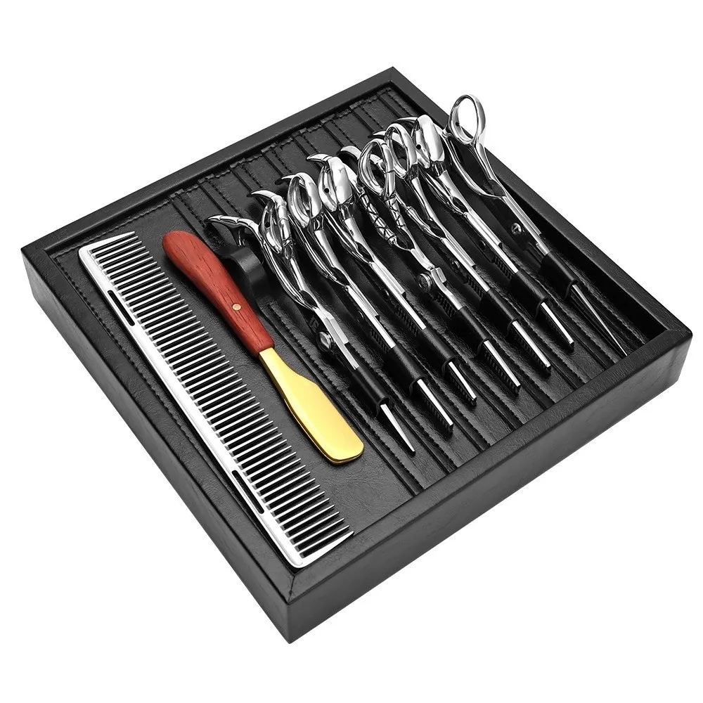

Professional Barber Hair Clipper Tray Display Tray Organizer Beauty Stylist Tool Box Holder Hairdressing Barber Storage Rack