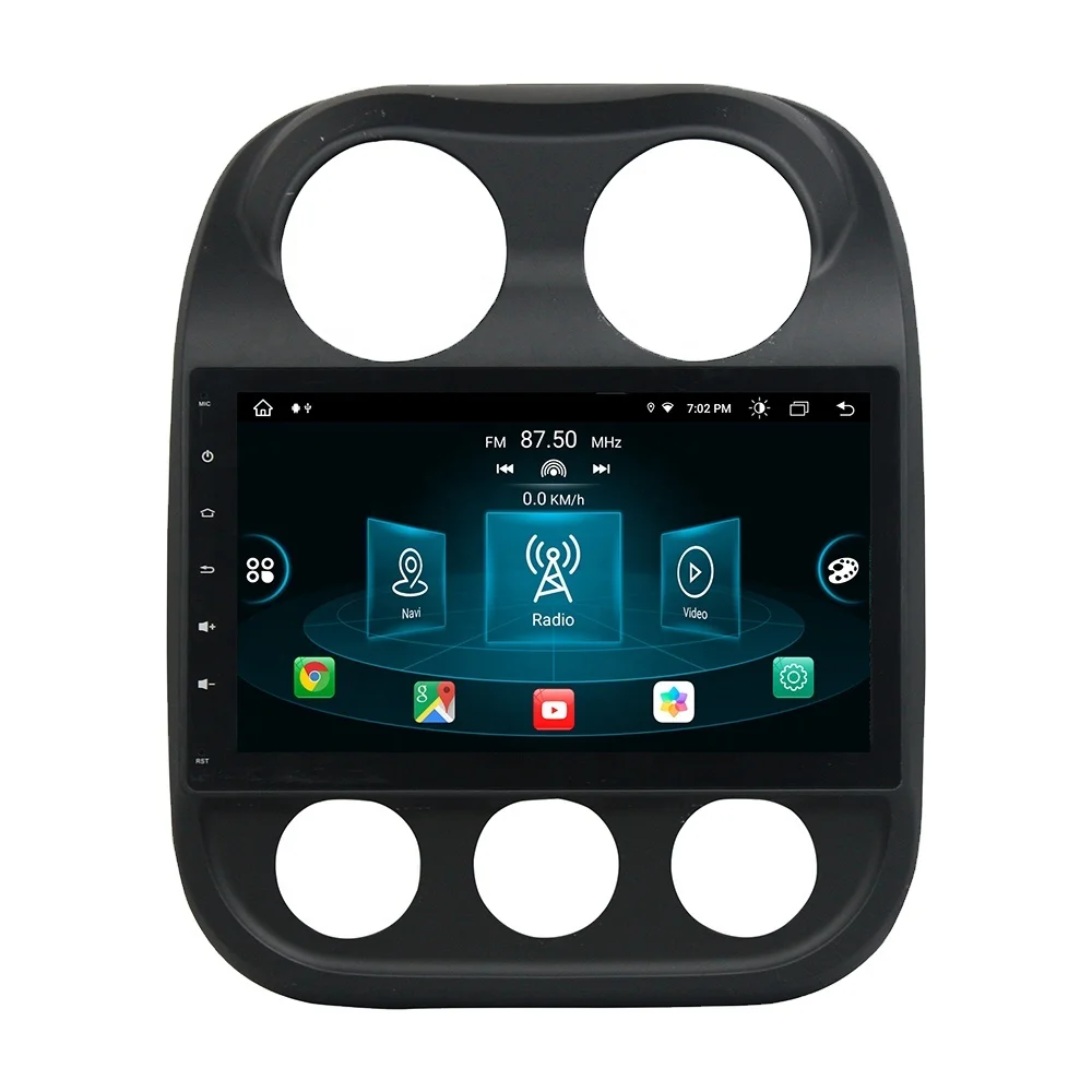 RoadNavi Android 13 Car Radio For JEEP Compass 2014-2015 CarPlay Gps Navi 4G 360 Camera