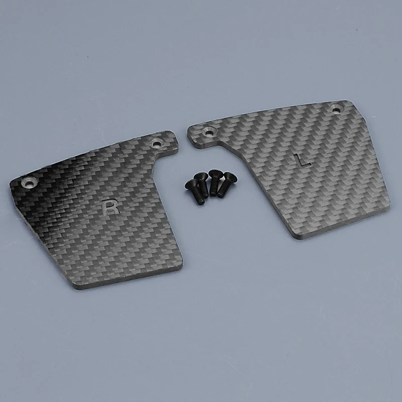 For 1/7 RC ARRMA INFRACTION 6S V2 LIMITLESS F1 Car Truck Carbon Fiber Winglets Rear Fender Mudguard
