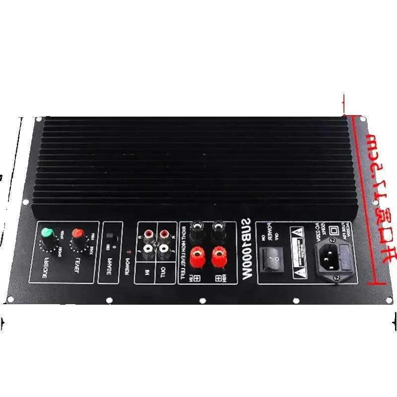 1000W High Power 15 Inch Active Subwoofer Amplifier Board for Home Audio, Powerful Bass Speaker Amp Module