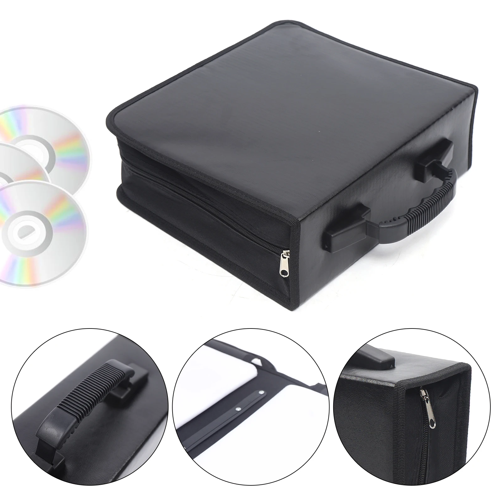 CD DVD Organizer Holder Storage Case Bag Wallet Album Media Video Black 520/400 Disc