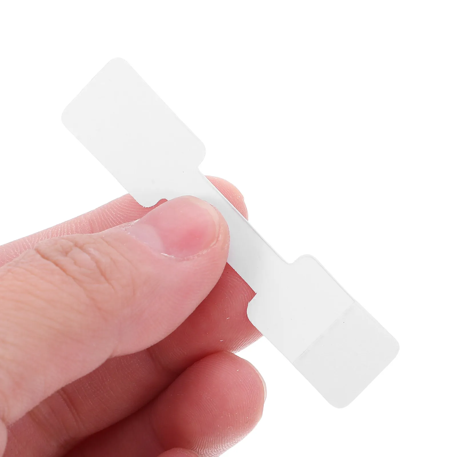 

300 шт. клейких этикеток-стикеров премиум-класса, пустые ценники для ювелирных изделий, колец, ожерелий, поделок своими руками, для подвесного дисплея, без остатка клея