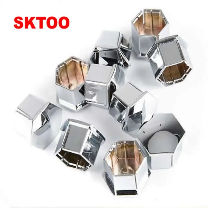 

SKTOO (16pcs)For Peugeot 207 301 307 308 408 508 3008 Citroen C4l C5 C2 Wheel Rim Cover Tyre Screw Cap