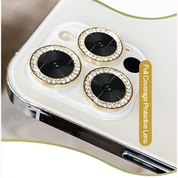 Película de lente de vidrio templado para iPhone11 12 13 12pro 13proMax, Protector de pantalla, lente de cámara protectora transparente de ojo de águila, cristal de diamante