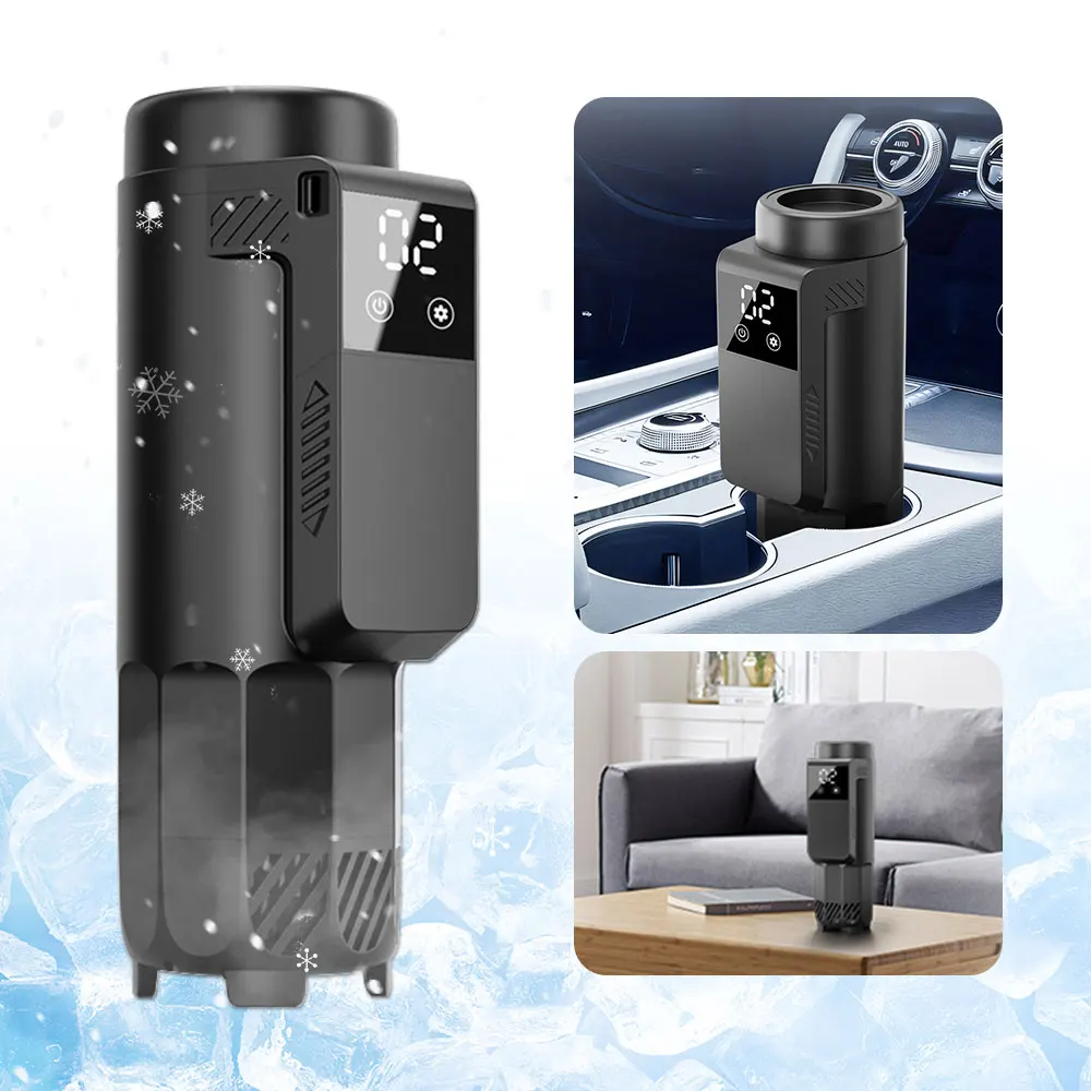 

Portable Auxin Insulin Refrigerated Cup Box Medicine Cooling Case Temperature Control Digital Display Cold Cup Mini Refrigerator