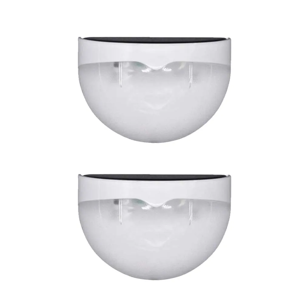 

2pcs Solar Wall Lamp Light-controlled Outdoor Energy-saving Corridor Courtyard Rainproof Install Garden Porch Garage