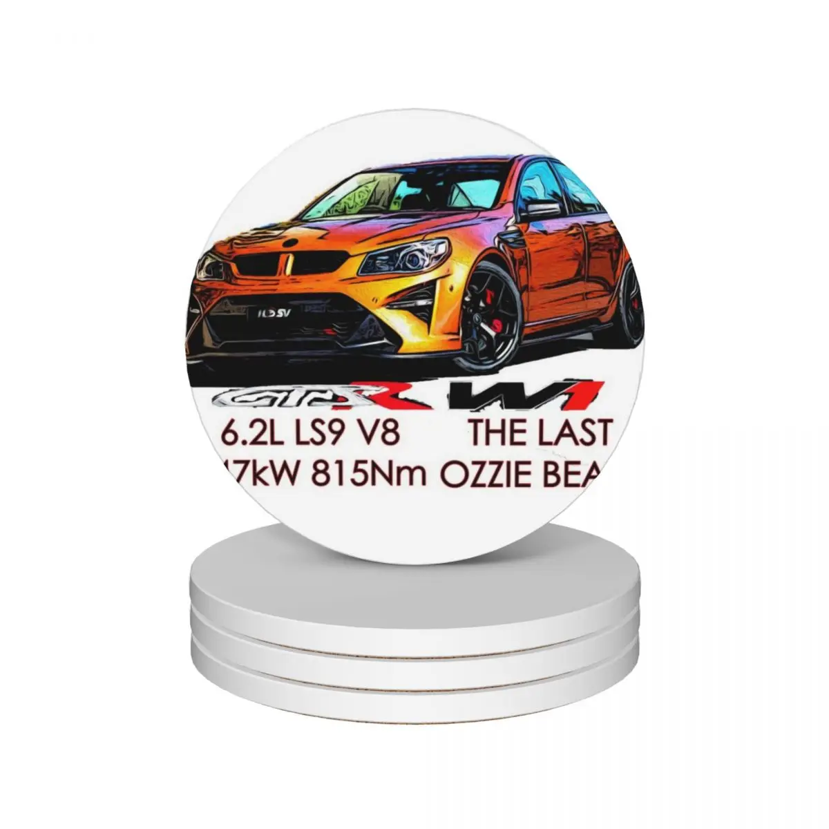 

GTSR Ceramic Coasters (Set of 4) custom tea cup holders Coasters