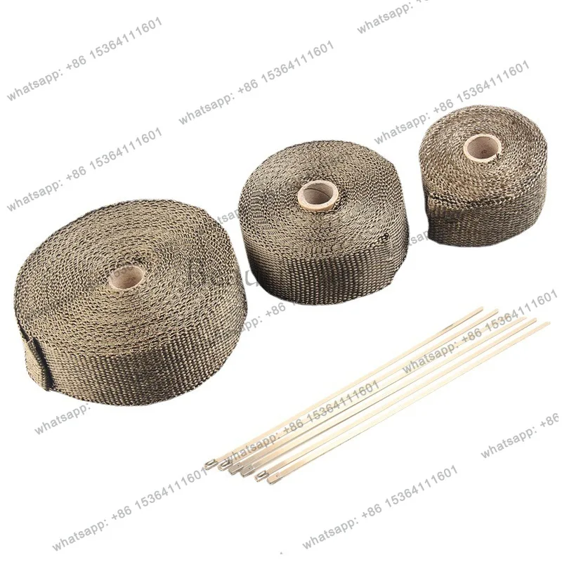 Zj. Cross-border car and motorcycle exhaust pipe middle section anti-scalding cloth general plantain cloth