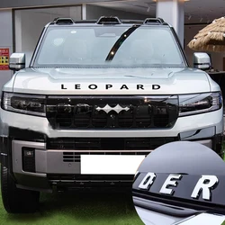 For Byd Equation Leopard 8 2025 Front Hood Letter Decoration Label Modified Leopard 5 Personalized Car Logo Cover Sticker