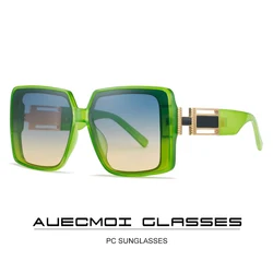 Luxury Brand Designer Square Sunglasses Women Men Fashion Vintage Big Frame Sun Glasses Travel Driving ins Shades UV400 Gafas