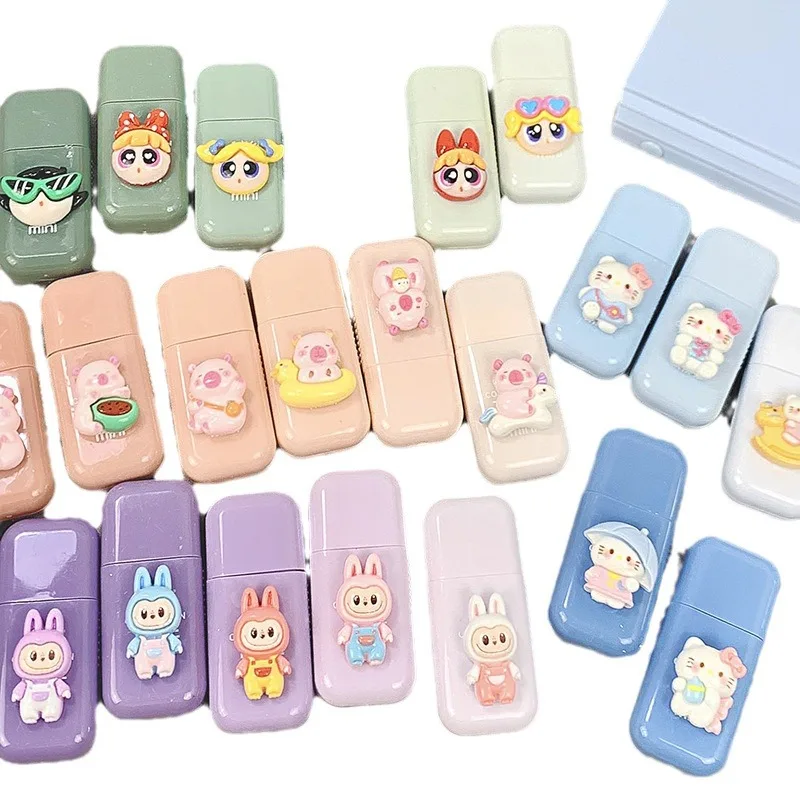 

High appearance level correction mini student correction with high appearance level mute cute cartoon large capacity