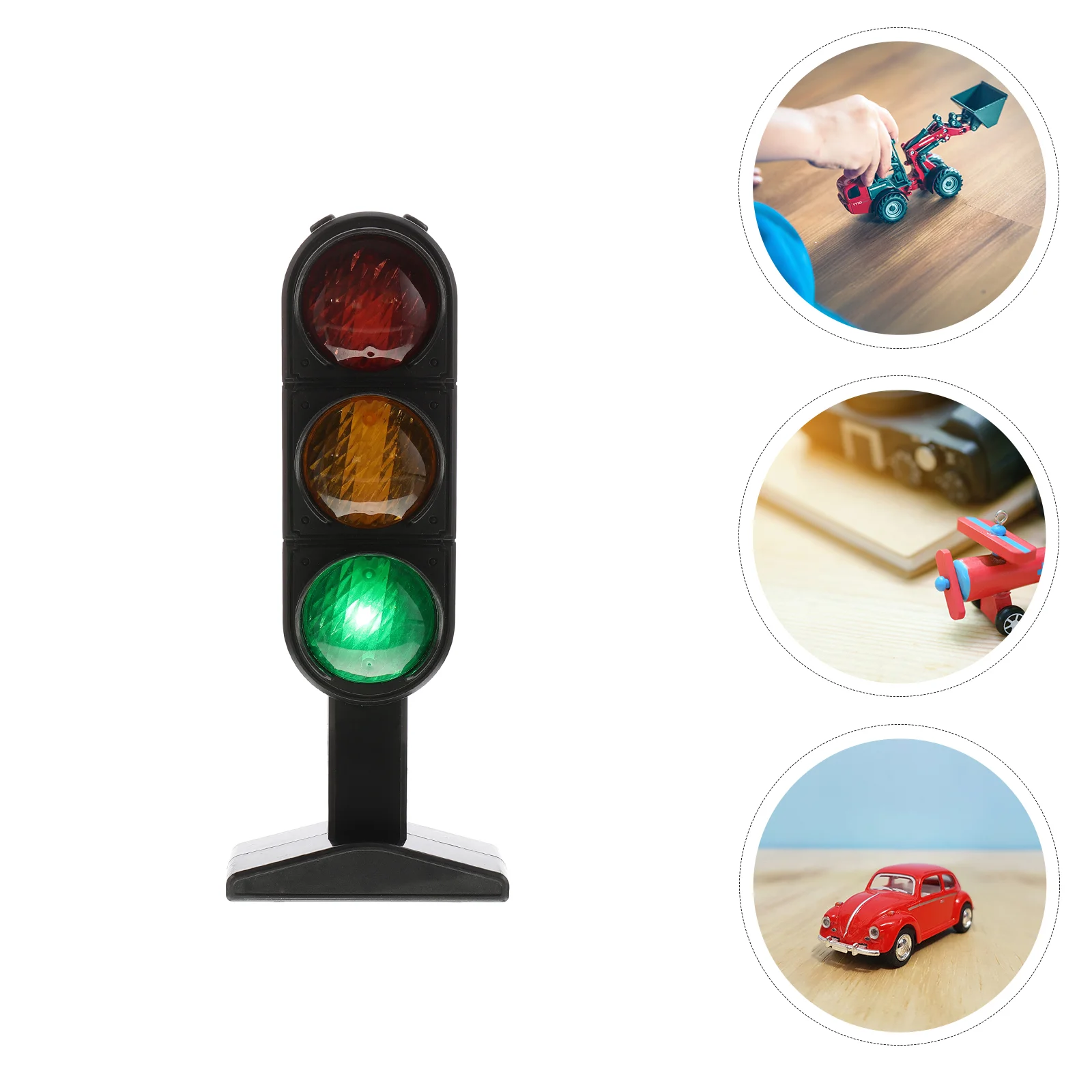 

Traffic Light Toy Kids Pretend Play Children Safety Education Road Early Educational Model Puzzle