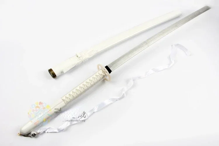 

Sode No Shirayuki Sword Rukia Kuchiki White Katana Sword Реквизит для рождественской новогодней вечеринки