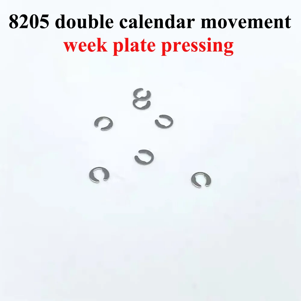 Watch Accessories Week Plate Pressing Pin Opening Plate Suitable for Domestic 8205 Double Calendar Movement Repair Parts